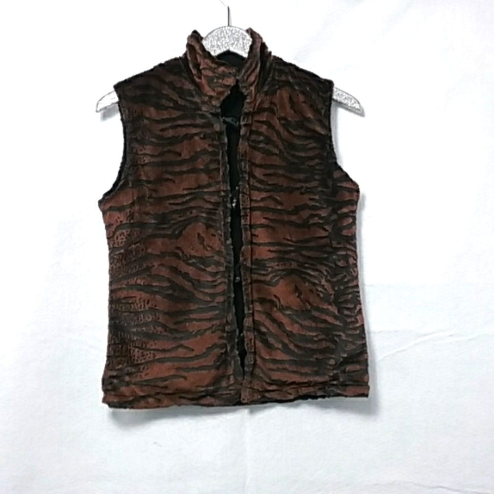 Wooly Bully Wear Colorado Women's Vest Size Small Reversible